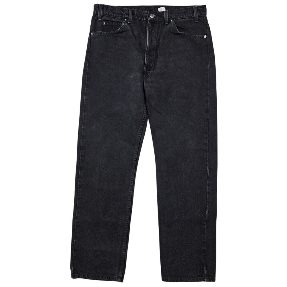 vintage levi's 505 orange tab jeans Men's 38x30 Black Measures 34x31